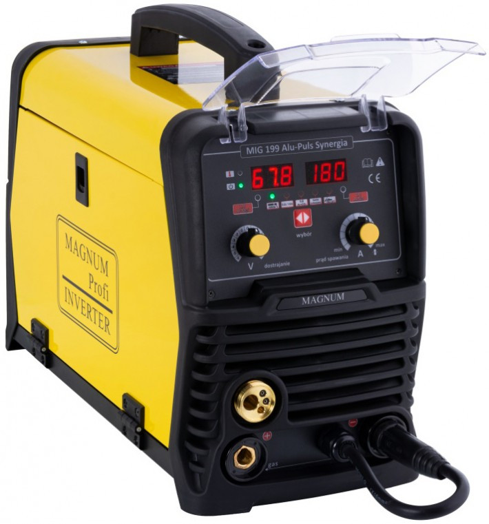 Зварювальний напівавтомат-інвертор Magnum MIG 199 Alu-Puls Synergia