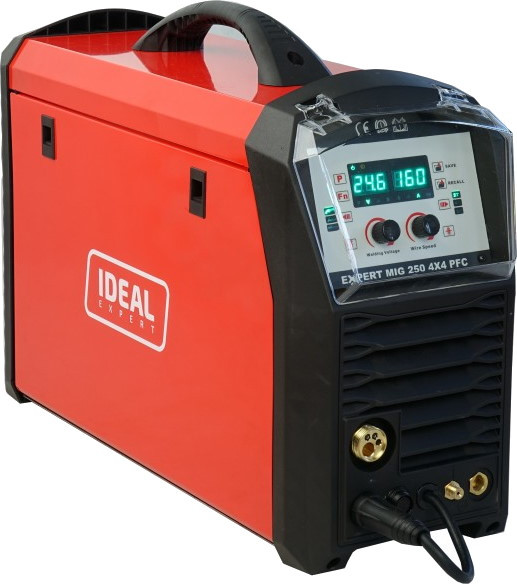 Зварювальний напівавтомат-інвертор IDEAL Expert MIG 250 4x4 PFC Synergic