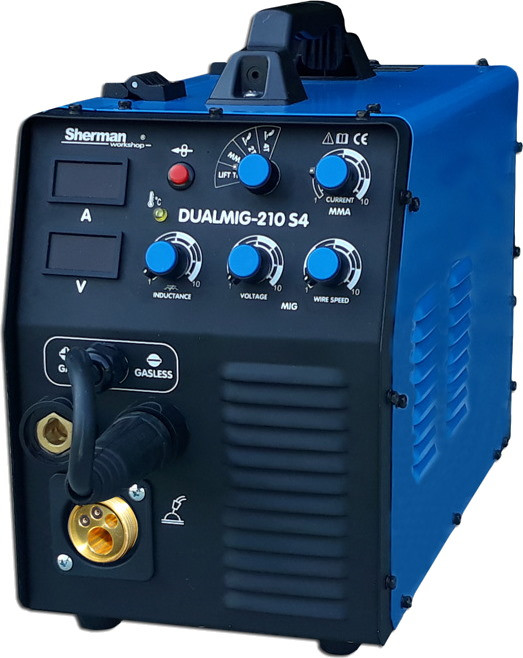 Зварювальний напівавтомат-інвертор Sherman DUALMIG 210 S4