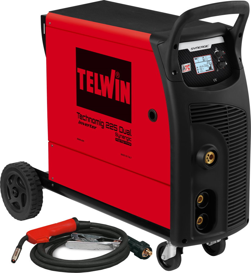 Зварювальний напівавтомат-інвертор Telwin Technomig 225 Dual Synergic
