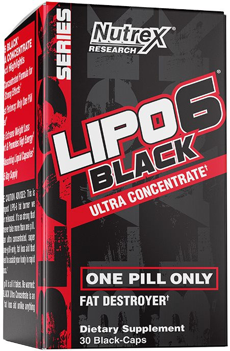 Сжигатель жира Nutrex Lipo-6 Black Ultra Concentrate