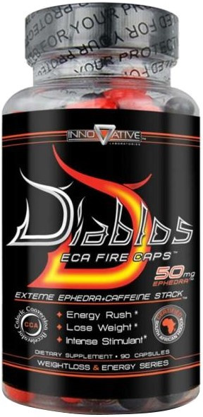 Сжигатель жира Innovative Labs Diablos ECA Fire 90 cap