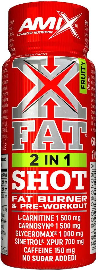 Сжигатель жира Amix XFAT 2-in-1 shot 60 ml
