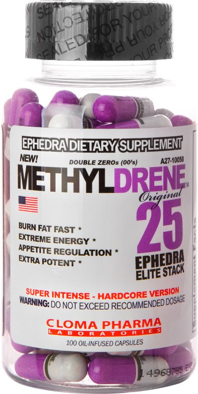Сжигатель жира Cloma Pharma Methyldrene Elite 25 100 cap