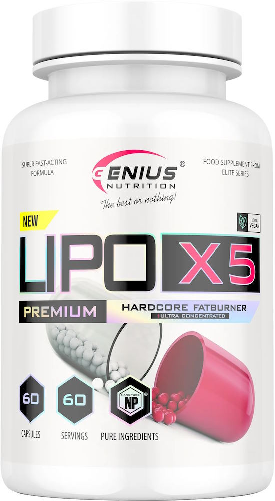 Сжигатель жира Genius Nutrition Lipo X5 60 cap