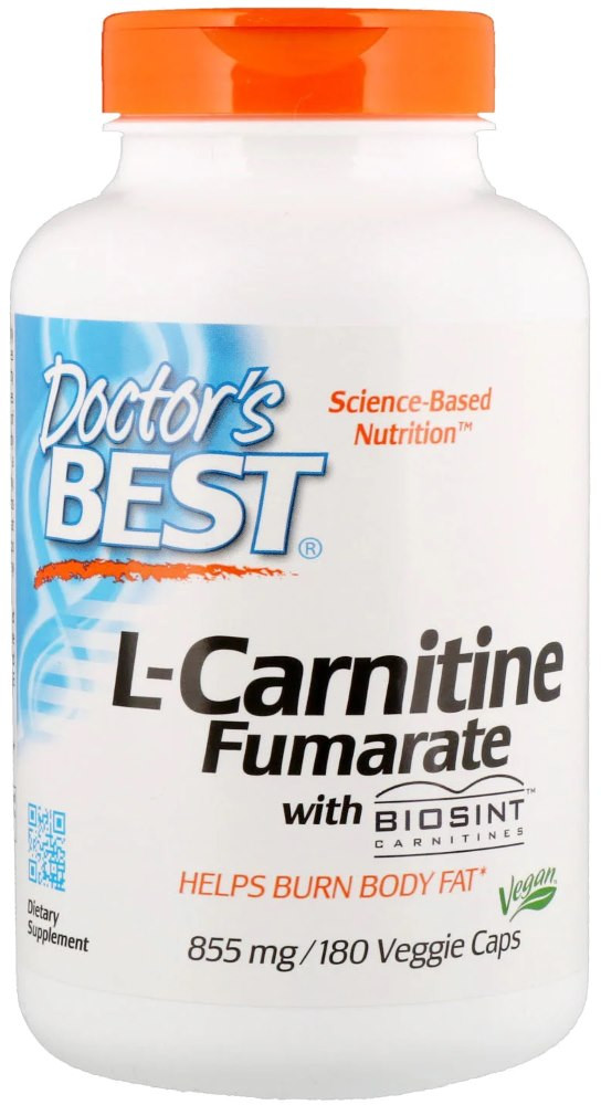 Сжигатель жира Doctors Best L-Carnitine Fumarate 855 mg