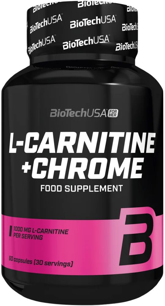 Сжигатель жира BioTech L-Carnitine/Chrome 60 cap