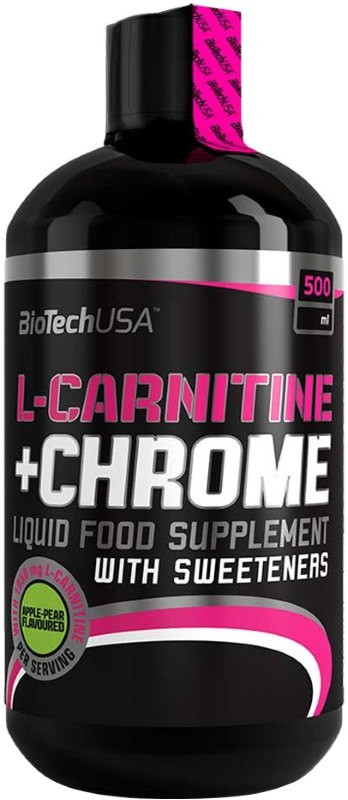 Сжигатель жира BioTech L-Carnitine/Chrome 500 ml