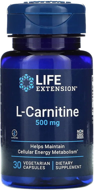 Сжигатель жира Life Extension L-Carnitine 500 mg 30 cap