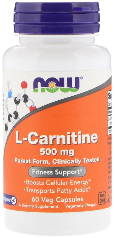 Сжигатель жира Now L-Carnitine 500 mg