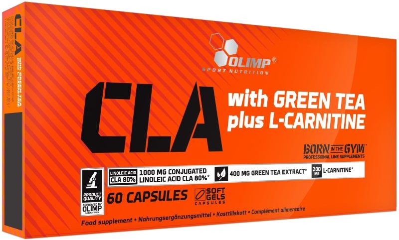 Сжигатель жира Olimp CLA with Green Tea plus L-Carnitine 60 cap