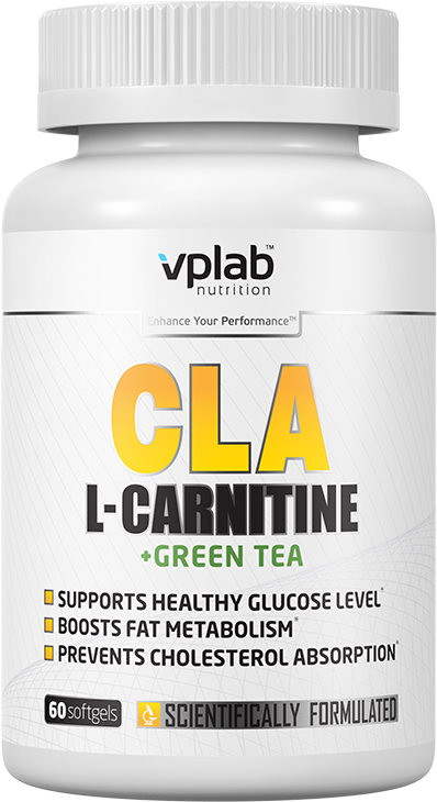 Сжигатель жира VpLab CLA/L-Carnitine plus Green Tea 60 cap