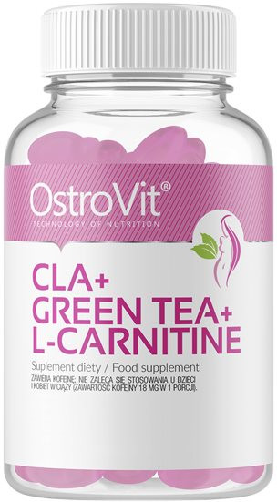 Сжигатель жира OstroVit CLA/Green Tea/L-Carnitine 90 caps