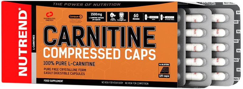 Сжигатель жира Nutrend Carnitine Compressed Caps 120 cap