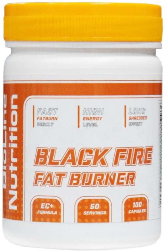 Сжигатель жира Bioline Black Fire Fat Burner 100 cap