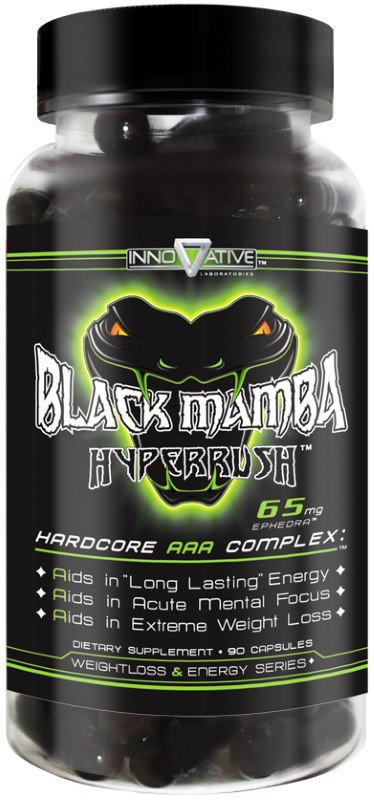Сжигатель жира Innovative Labs Black Mamba Hyperrush 90 cap