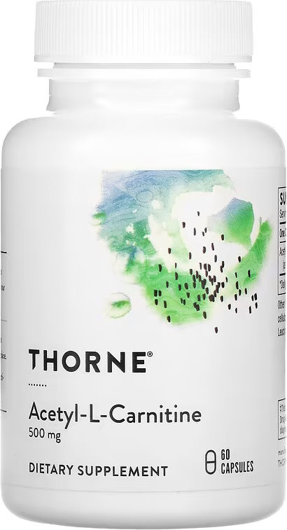 Сжигатель жира Thorne Acetyl-L-Carnitine 500 mg 60 cap