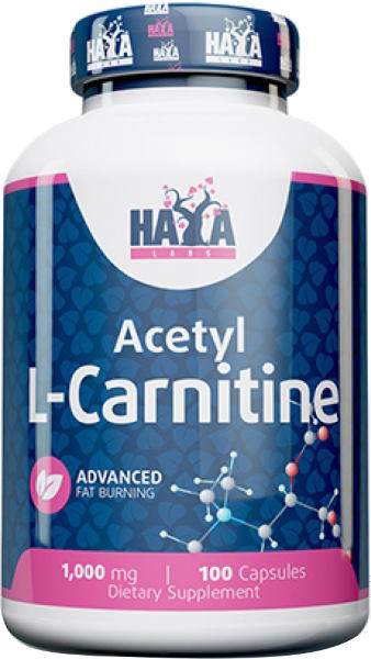Сжигатель жира Haya Labs Acetyl L-Carnitine 1000 mg 100 cap
