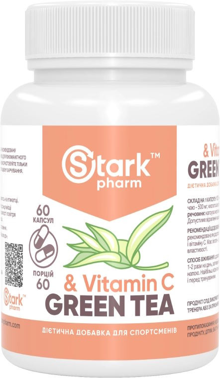 Сжигатель жира Stark Pharm Green Tea & Vitamin C 60 cap