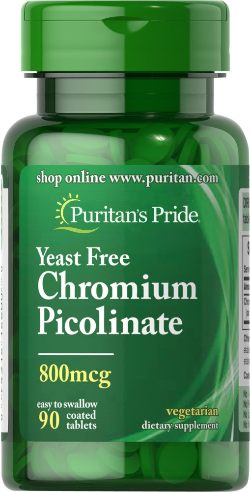 Сжигатель жира Puritans Pride Chromium Picolinate 800 mcg 90 tab