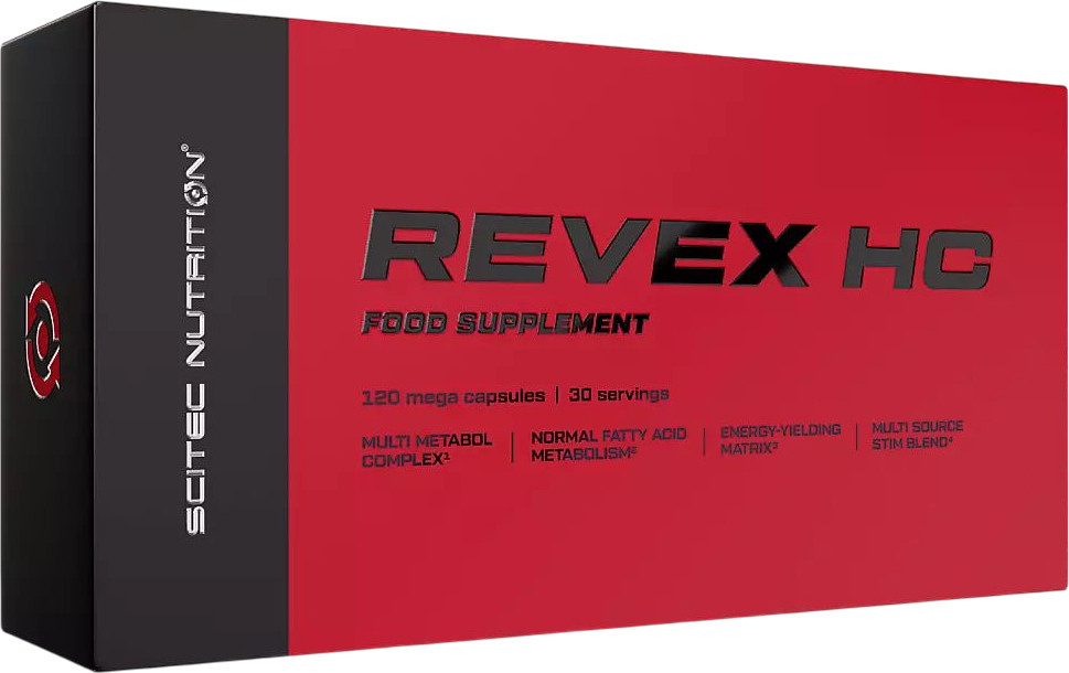 Спалювач жиру Scitec Nutrition Revex HC 120 cap