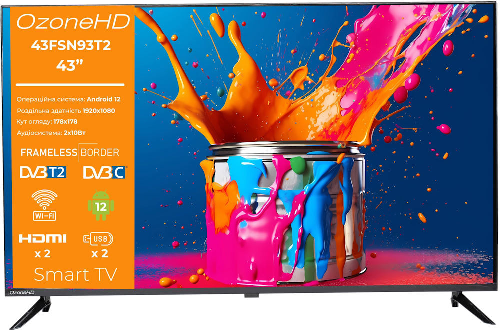 Телевізор OzoneHD 43FSN93T2
