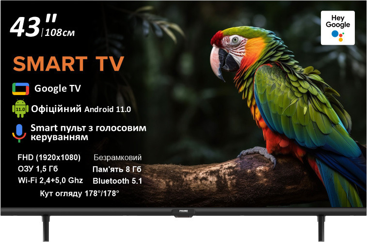 Телевізор Prime Technics PT 43F14SG11FR