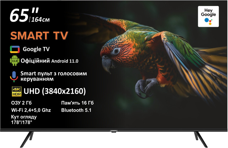 Телевизор Prime Technics PT 65U14SG11FR