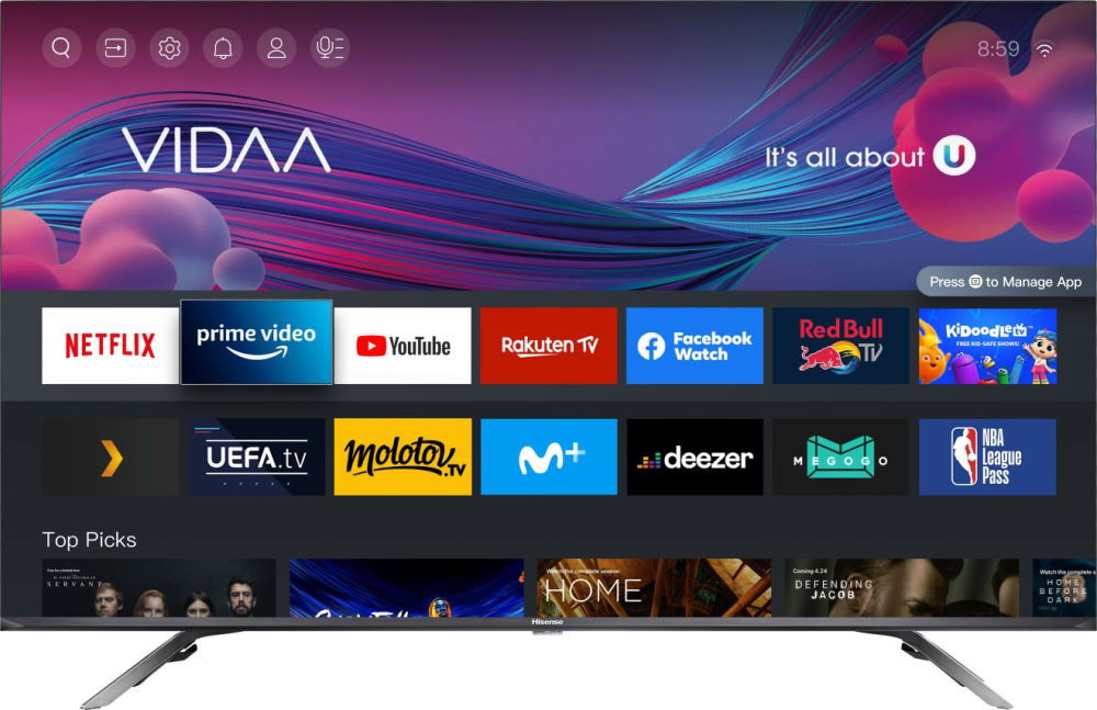 Телевізор Hisense 55E76GQ
