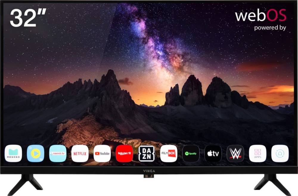 Телевізор Vinga S32HD26BWEB