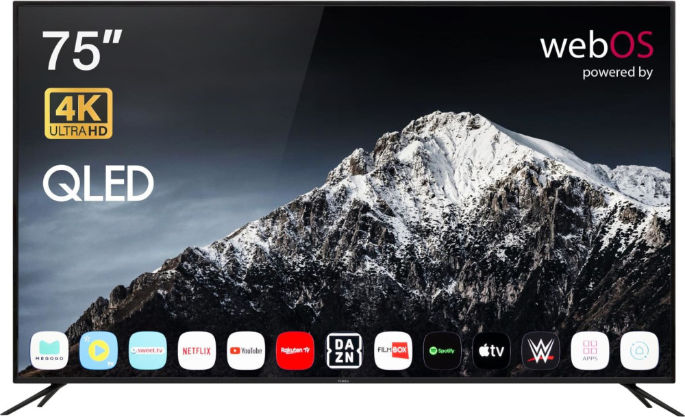 Телевизор Vinga S75UHD25QWEB