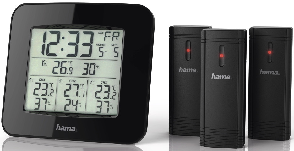 Термометр / барометр Hama EWS-Trio