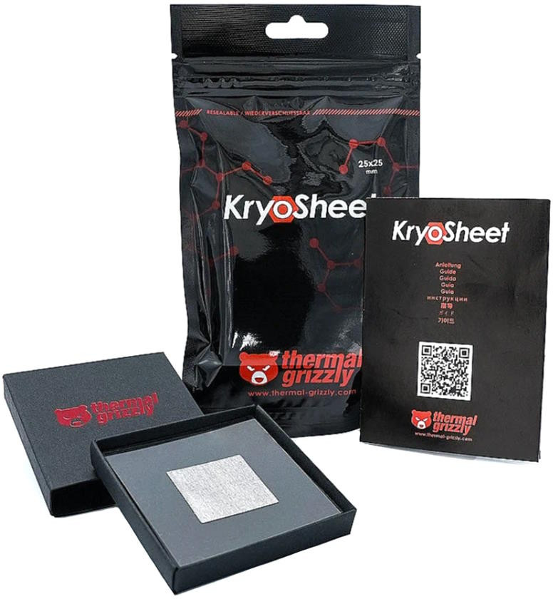 Термопаста Thermal Grizzly KryoSheet 25x25x0.2mm