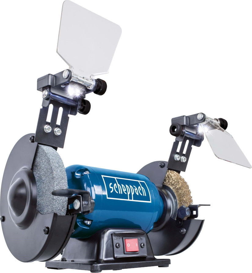 Точильно-полировальный станок Scheppach SM150LB 150 мм / 400 Вт 230 В Подсветка