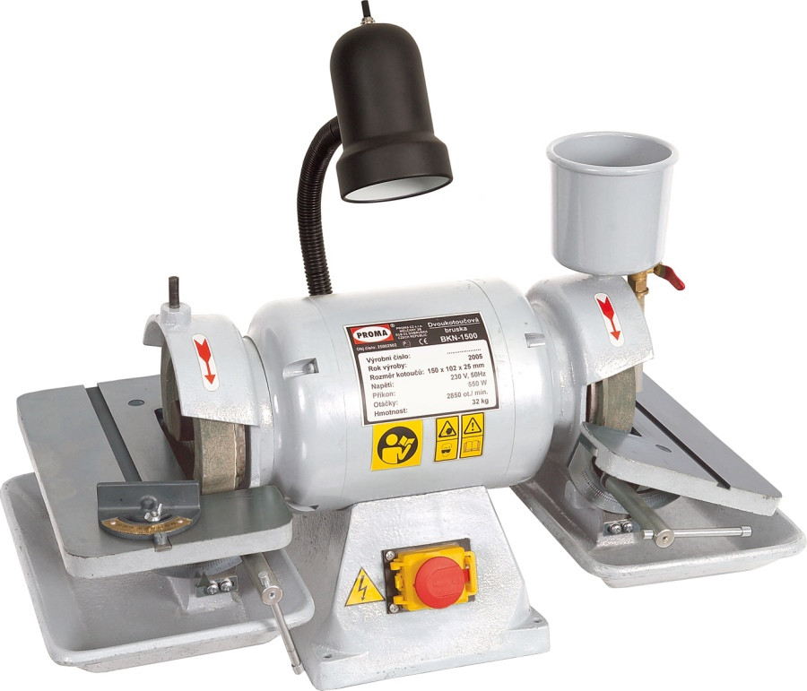 Точильний верстат PROMA BKN-1500 550 Вт 230 В підсвічування