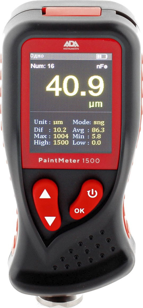 Толщиномер ЛКП ADA PaintMeter 1500