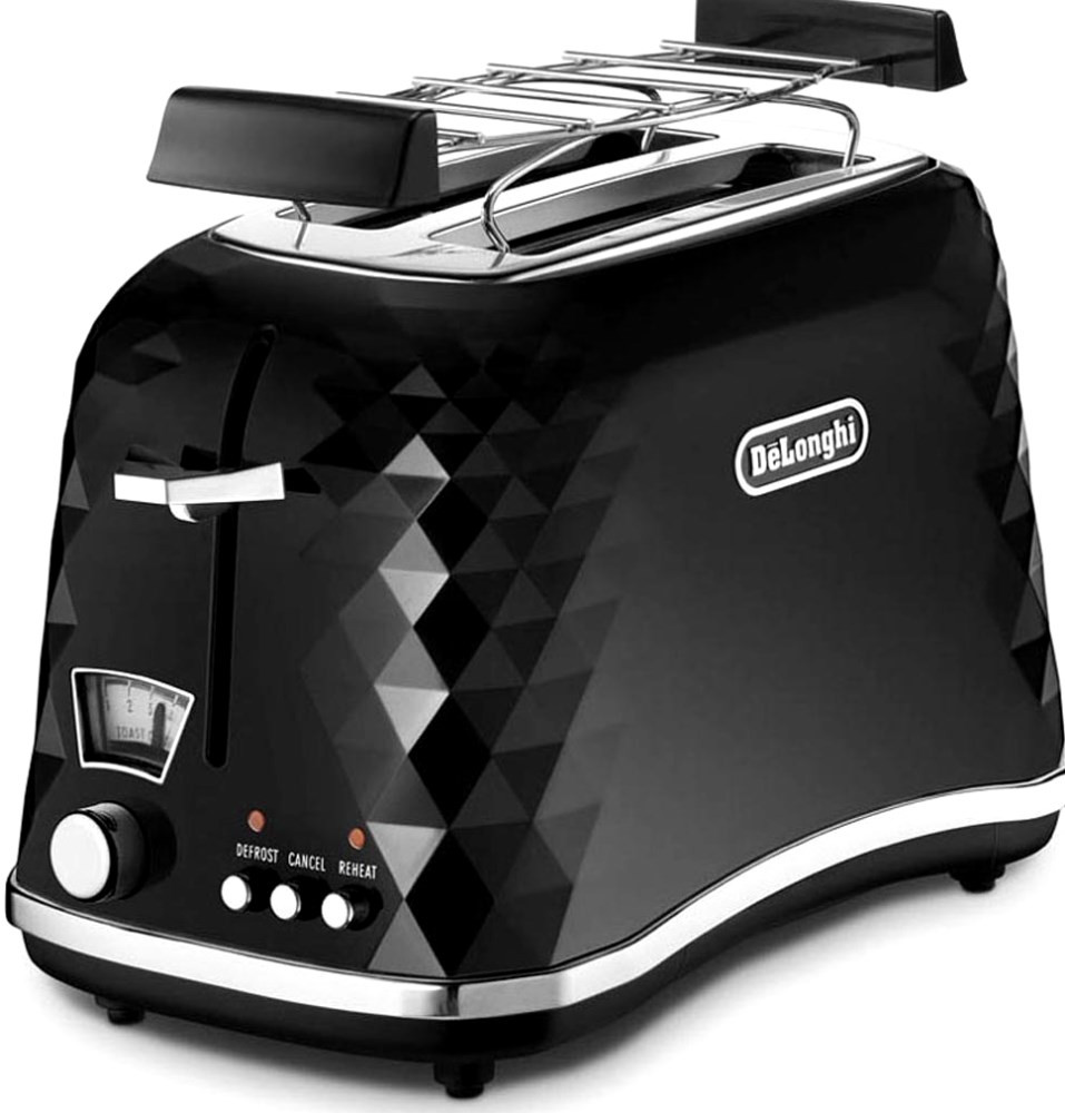 Тостер DeLonghi Brillante CTJ 2103.BK