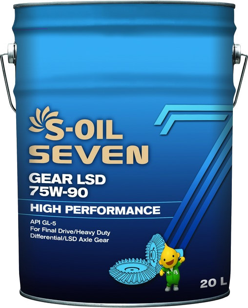 Трансмісійне мастило S-Oil Seven Gear LSD 75W-90 20L