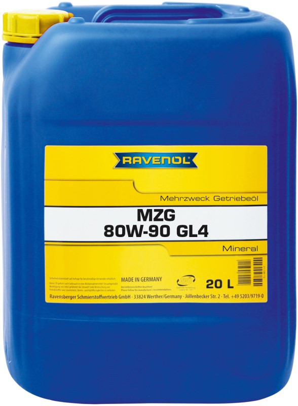 Трансмісійне мастило Ravenol MZG 80W-90 GL-4
