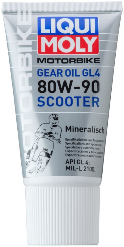Трансмиссионное масло Liqui Moly Motorbike Gear Oil Scooter 80W-90 0.15L