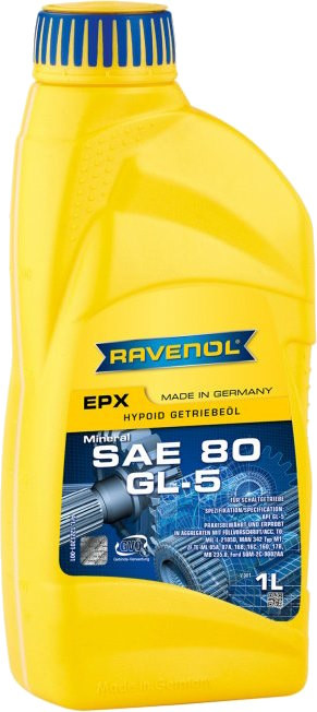 Трансмісійне мастило Ravenol EPX 80 GL-5