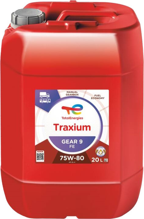 Трансмиссионное масло Total Traxium Gear 9 FE 75W-80 20L