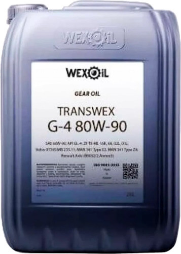 Трансмиссионное масло Wexoil Transwex G-4 80W-90