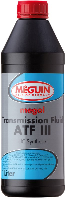 Трансмиссионное масло Meguin Transmission Fluid ATF III