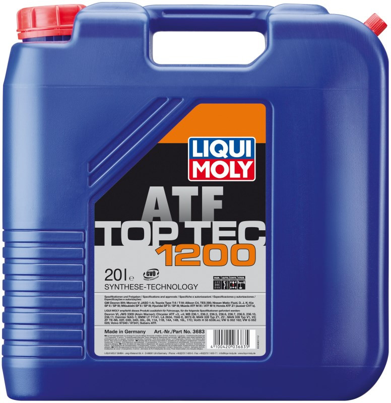 Трансмиссионное масло Liqui Moly Top Tec ATF 1200
