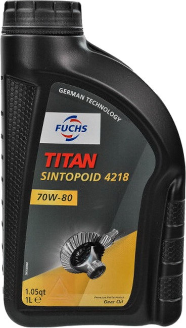 Трансмиссионное масло Fuchs Titan Sintopoid 4218 70W-80 1L