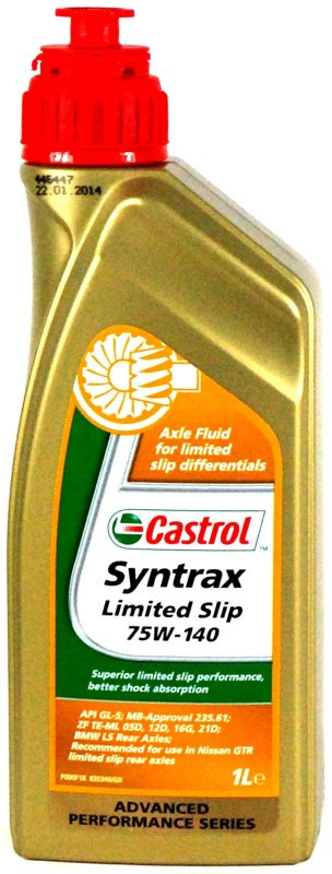 Трансмиссионное масло Castrol Syntrax Limited Slip 75W-140