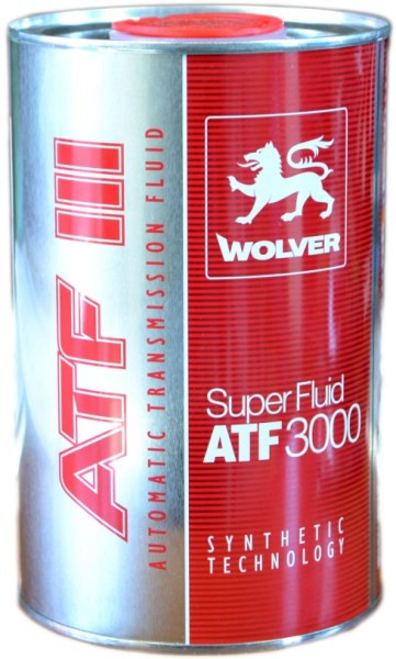 Трансмиссионное масло Wolver Super Fluid ATF 3000 1L