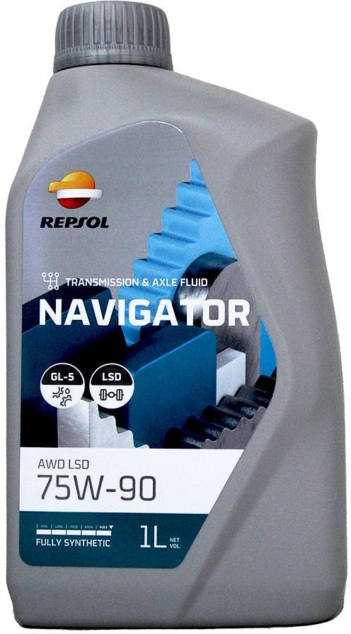 Трансмиссионное масло Repsol Navigator AWD LSD 75W-90 1L