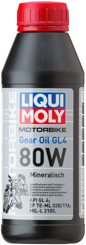 Трансмиссионное масло Liqui Moly Motorbike Gear Oil 80W 0.5L